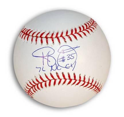 Randy Jones Autographed MLB Baseball Inscribed "76 NL CY"