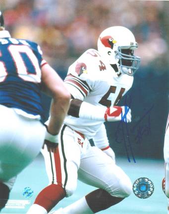 E.J. Junior Autographed "Vs Giants" St. Louis Cardinals (Football) 8" x 10" Photo