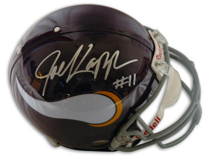 Joe Kapp Autographed Minnesota Vikings Pro Line Throwback NFL Full Size Helmet