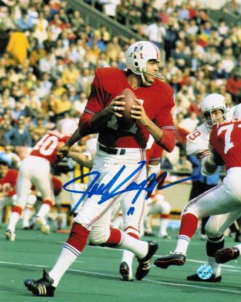 Joe Kapp Autographed "Vs Cardinals" New England Patriots 8" x 10" Photo