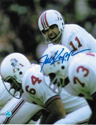Joe Kapp Autographed "Calling Play" New England Patriots 8" x 10" Photo