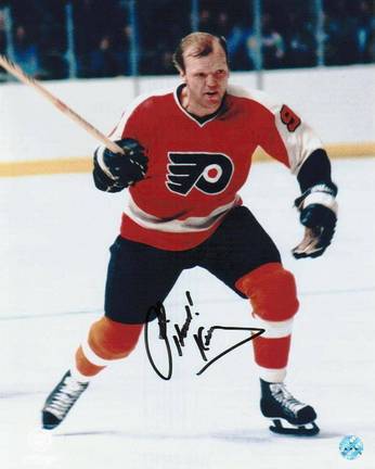 Bob Kelly Philadelphia Flyers Autographed 8" x 10" Photograph Inscribed with "Hound!" (Unframed)