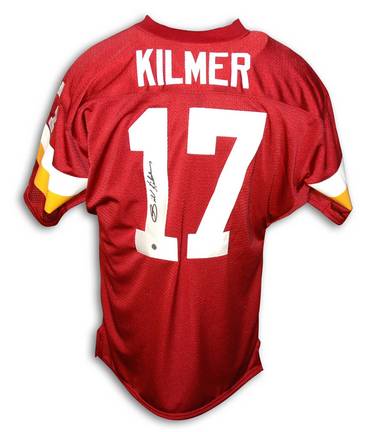 Billy Kilmer Washington Redskins Autographed Throwback NFL Football Jersey (Red)