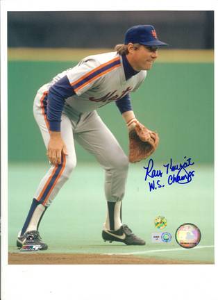 Ray Knight New York Mets Autographed 8" x 10" Photograph Inscribed "WS Champs" (Unframed)