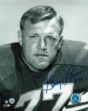 Gary Larsen Autographed "Head Shot" Minnesota Vikings 8" x 10" Photo