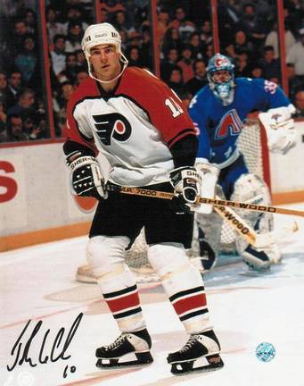 John LeClair Autographed "Vs Nordiques" Philadelphia Flyers 8" x 10" Photo