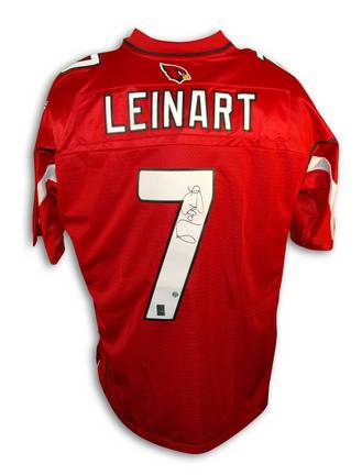 Matt Leinart Arizona Cardinals Autographed Reebok Replica NFL Football Jersey (Red)