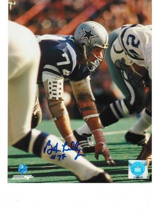 Bob Lilly Autographed "Vs Colts" Dallas Cowboys 8" x 10" Photo