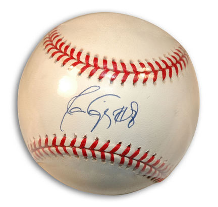 Javy Lopez Autographed National League Baseball