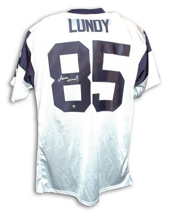 Lamar Lundy Autographed Custom Throwback Football Jersey (White)