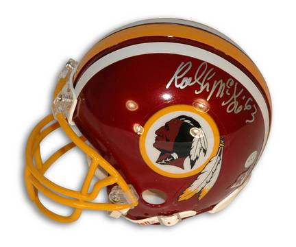 Raleigh McKenzie Autographed Washington Redskins Mini Football Helmet