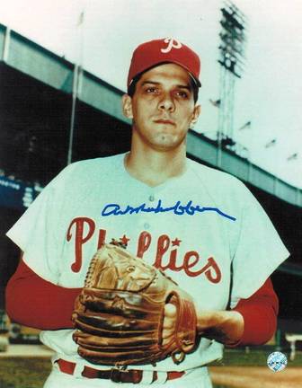 Art Mahaffey Philadelphia Phillies Autographed 8" x 10" Unframed Photograph 