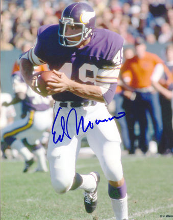 Ed Marinaro Autographed Minnesota Vikings 8" x 10" Photograph (Unframed)