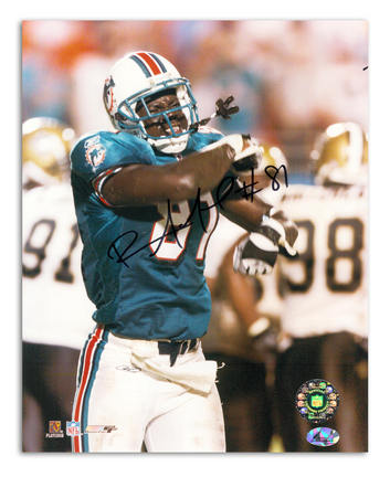 Randy McMichael Autographed Miami Dolphins 8" x 10" Photograph (Unframed)