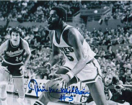 Jim McMillian Los Angeles Lakers Autographed 8" x 10" Unframed Photograph