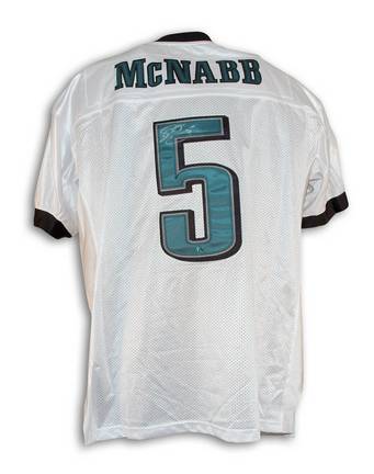 Donovan McNabb Philadelphia Eagles Autographed White Reebok Authentic Jersey