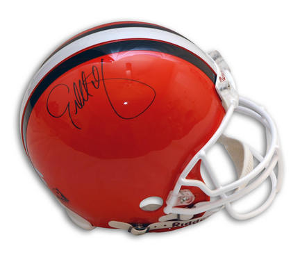 Eric Metcalf Autographed Cleveland Browns Pro Line Full Size Football Helmet