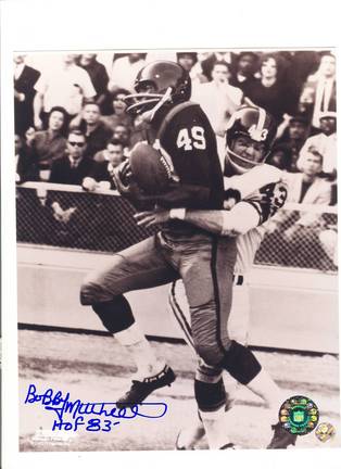 Bobby Mitchell Autographed 8" x 10" Photograph Inscribed with "HOF 83" (Unframed)