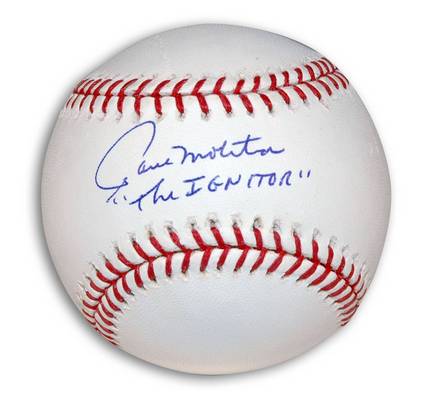 Paul Molitor Autographed MLB Baseball Inscribed with "The Ignitor"