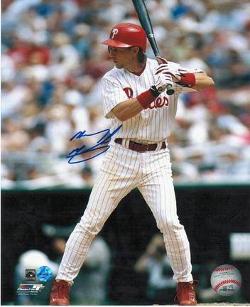 Mickey Morandini Philadelphia Phillies Autographed 8" x 10" Unframed Photograph