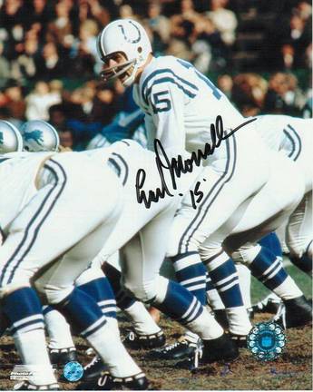 Earl Morrall Baltimore Colts Autographed 8" x 10" Unframed Photograph 