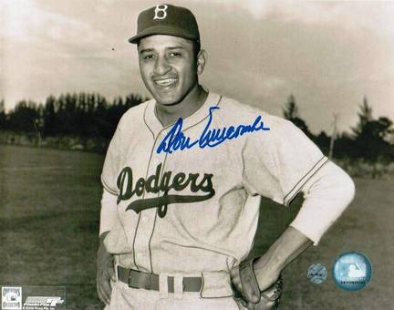 Don Newcombe Brooklyn Dodgers Autographed Horizontal 8" x 10" Unframed Photograph