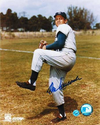 Don Newcombe Brooklyn Dodgers Autographed 8" x 10" Unframed Photograph