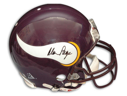 Alan Page Autographed Minnesota Vikings Pro Line Helmet