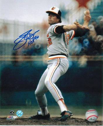 Jim Palmer Baltimore Orioles Autographed 8" x 10" Unframed Photograph Inscribed with "HOF 90"