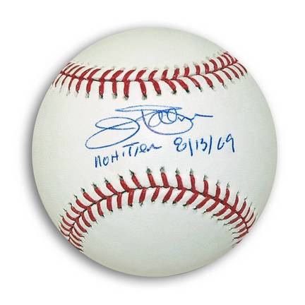 Jim Palmer Autographed MLB Baseball Inscribed with "No Hitter 8/13/69"