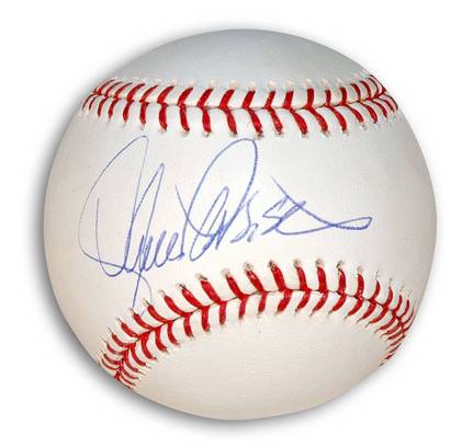 Lance Parish Autographed MLB Baseball