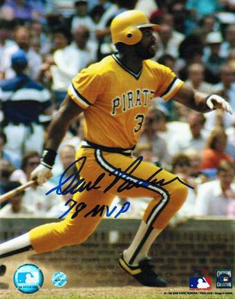 Dave Parker Pittsburgh Pirates Autographed 8" x 10" Photograph Inscribed with "78 MVP" (Unframed)