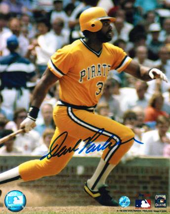 Dave Parker Autographed "Gold Jersey" Pittsburgh Pirates 8" x 10" Photo