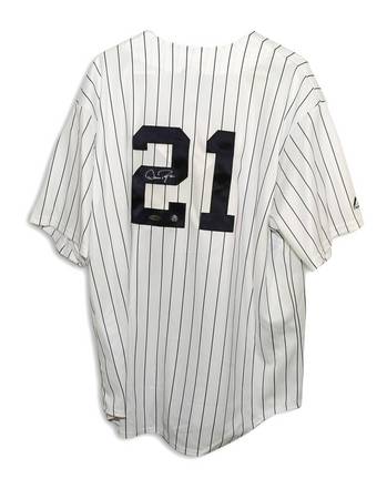 Dan Pasqua New York Yankees Autographed Majestic MLB Baseball Jersey (Pinstripe)