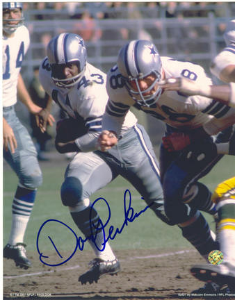 Don Perkins Dallas Cowboys Autographed 8" x 10" Photograph (Unframed)