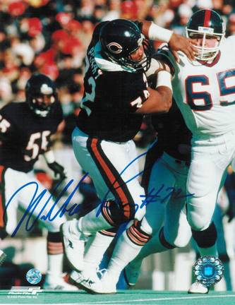 William Perry Autographed Chicago Bears 8" x 10" Photo
