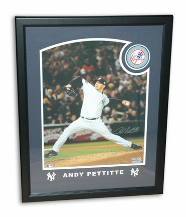 Andy Pettitte New York Yankees Autographed 16" x 20" Framed Photograph