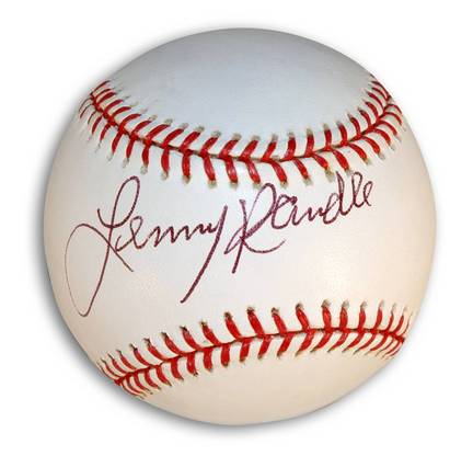 Lenny Randle Autographed MLB Baseball