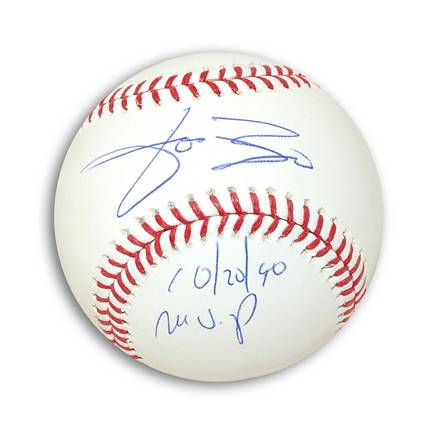 Jose Rijo Autographed MLB Baseball Inscribed with "10/20/90 MVP"