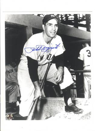 Phil Rizzuto New York Yankees Autographed 8" x 10" On Step Photograph (Unframed)