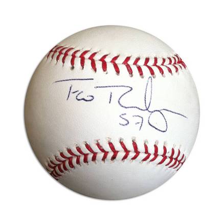Francisco Rodriguez Autographed Baseball Inscribed "57"
