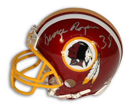 George Rogers Autographed Washington Redskins Mini Football Helmet