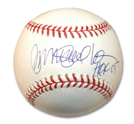 Ryne Sandberg Autographed MLB Baseball Inscribed with "HOF 05"