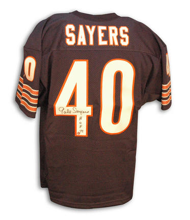 Gale Sayers Autographed Chicago Bears Throwback Blue Jersey