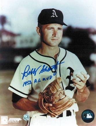 Bobby Shantz Kansas City Athletics Autographed 8" x 10" Unframed Photograph Inscribed with "1952 AL MVP&q