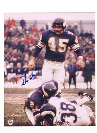Ed Sharockman Minnesota Vikings Autographed 8" x 10" Photograph (Unframed)