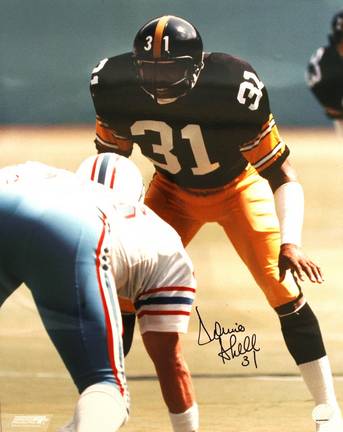 Donnie Shell Autographed "Vs Oilers" Pittsburgh Steelers 16" x 20" Photo