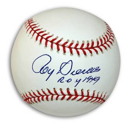 Roy Sievers Autographed Baseball Inscribed with "ROY 1949"