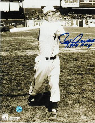 Roy Sievers Autographed "Follow Through" St. Louis Browns 8" x 10" Photo Inscribed "1949 ROY&qu