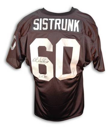 Otis Sistrunk Autographed Custom Throwback Football Jersey Inscribed with "SB XI" (Black)